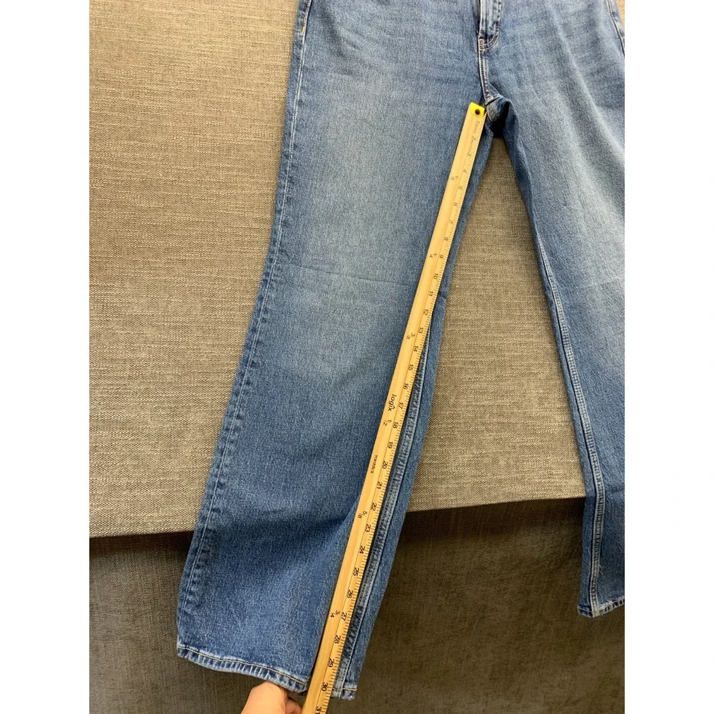 Old‎ Navy Bootcut Jeans Womens 10 Blue Whiskering Denim Medium Wash Mid Rise